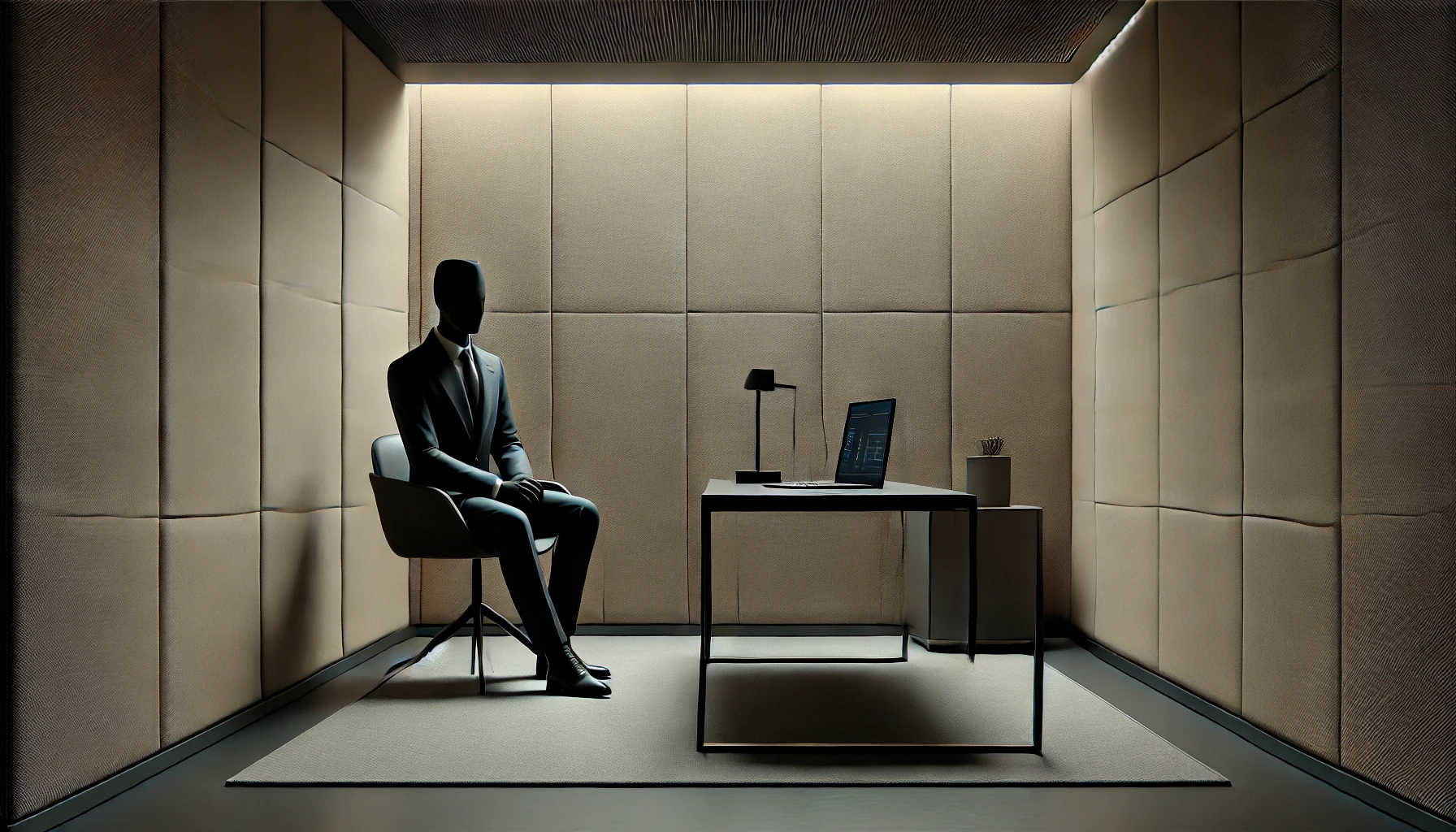 A bright pink sheet of paper used to wrap flowers curves in front of rich blue background